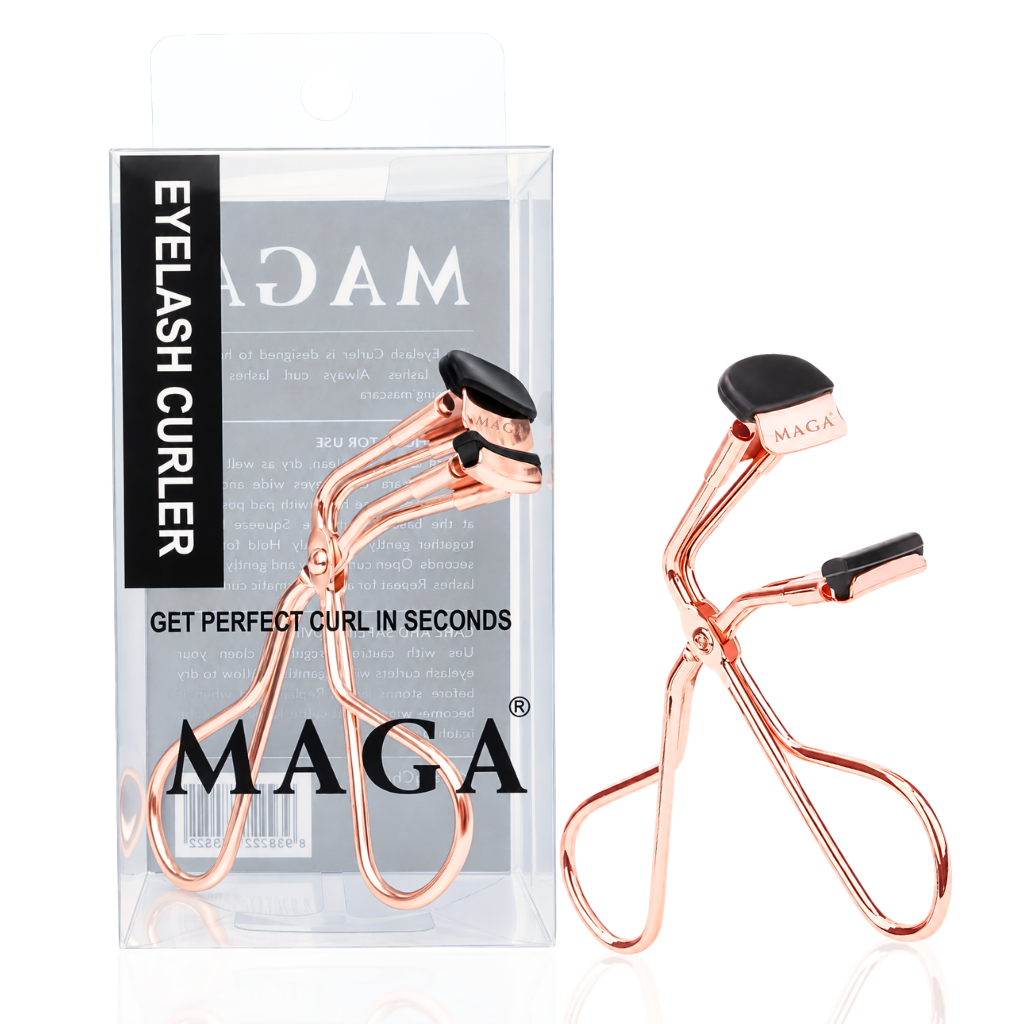 Bấm Mi Góc MAGA Eyelash Curler Rose Gold BM001 Đầu Nhỏ Chính Xác